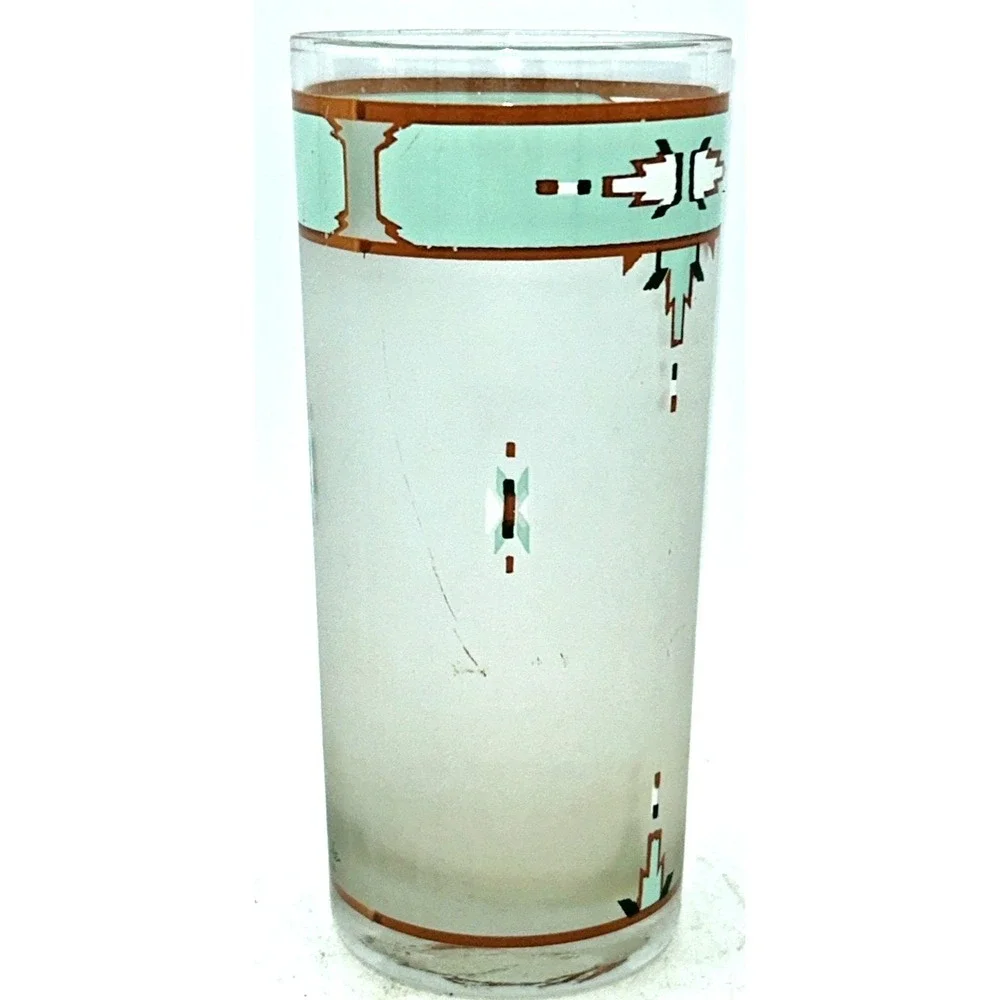 NORITAKE Boulder Ridge 16‎ oz Tumbler Glass Southwestern Ranch Native